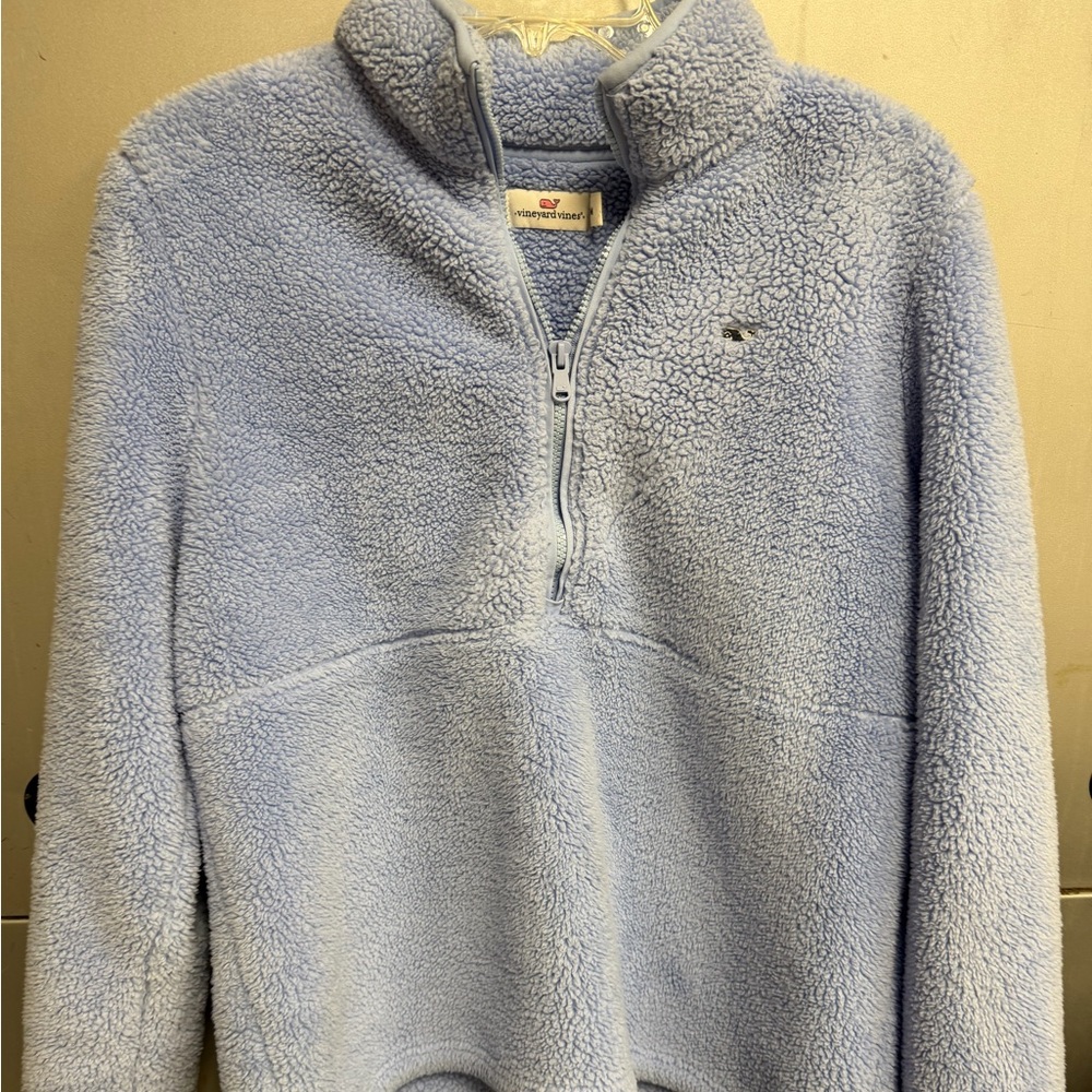 Vineyard Vines Sky Blue Fleece Quarter-Zip